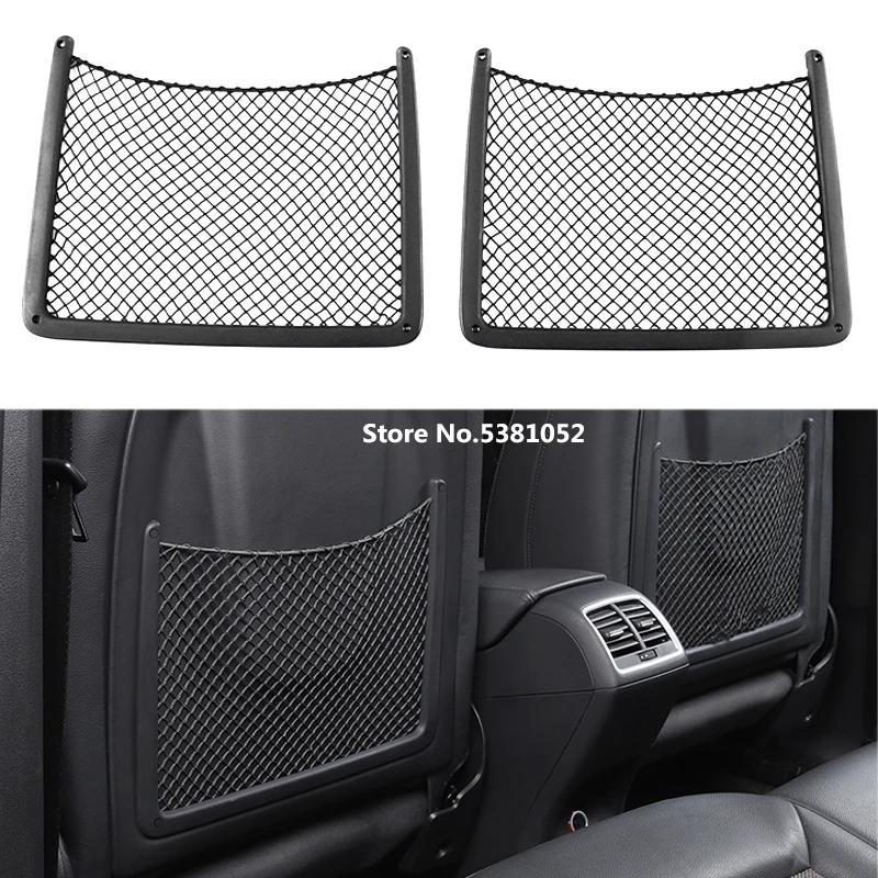 

Car Seat Back Net Bag Abs Nylon Rear Seat Storage Box Cover for Audi A4 Q3 A3 A6 Q5 Q7 Interior Accessories