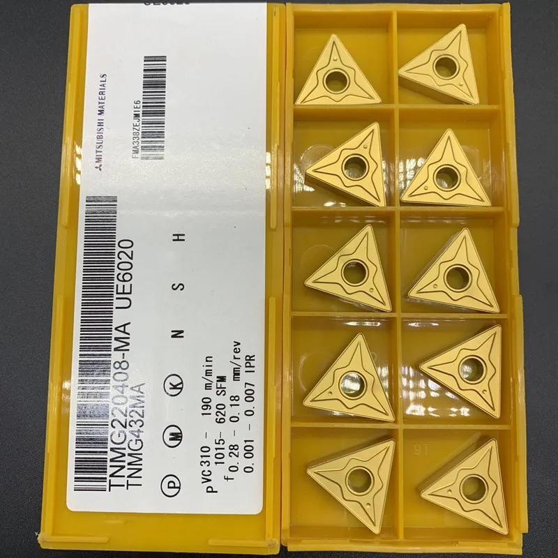 TNMG220404 TNMG220408  MA UE6020  External Turning Tool Carbide Inserts CNC lathe high quality TNMG 220404/220408 Cutting Tools