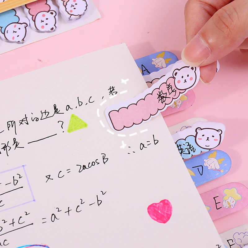 1Pcs Cartoon Leuke Anime Memo Pad Sticky Notes Student Briefpapier Index Planner Bericht Papier Sticker Memo Tags