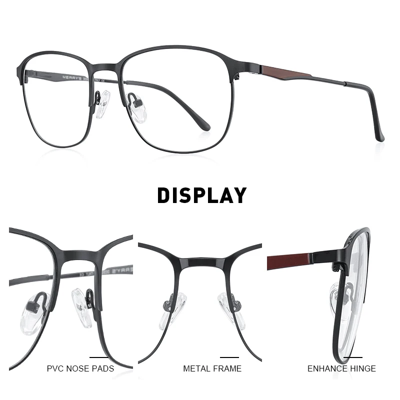 MERRYS DESIGN Oval Glasses Frame For Men Women Fashion Trending Eyewear Myopia Prescription Optical Eyeglasses S2312