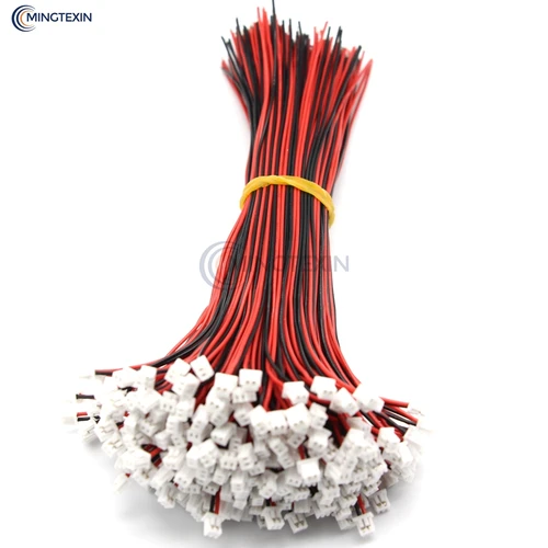 Imagen 2 del producto Cable conector JST 1,25 SH, Cable electrónico de paso de 1,25 MM, 2 pines, longitud de un solo extremo de 50MM, 100MM, 150MM, 200MM, 28AWG, 1 unidad