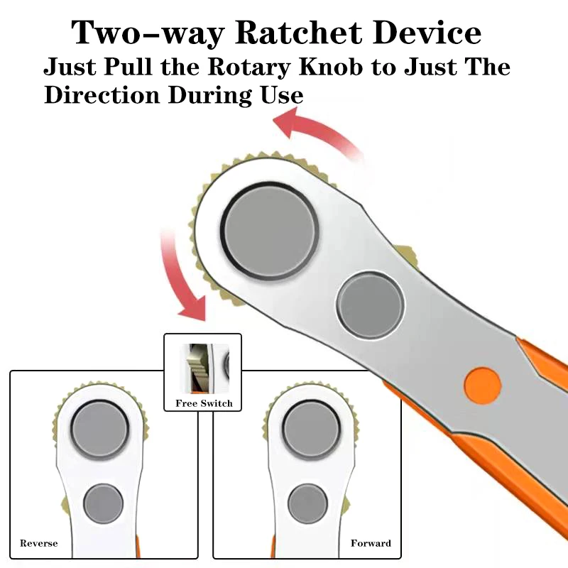 Mini Hexagon Torx Ratchet Spanner Quick Release Socket Repair Tool Driver Allen Key Wrench Screwdriver Metal Portable Supplies