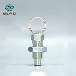 Screw Index Plungers Indexing Plunger Pin Ring Type with lock Galvanized  M6 M12 M16