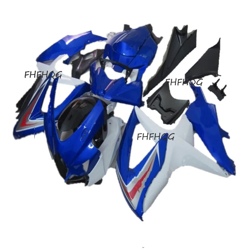 Body For SUZUKI GSXR 750 GSXR 600 08 GSXR750 08 09 10 GSX-R600 GSXR-750 K8 GSXR600 2008 2009 2010 blue white black Fairings