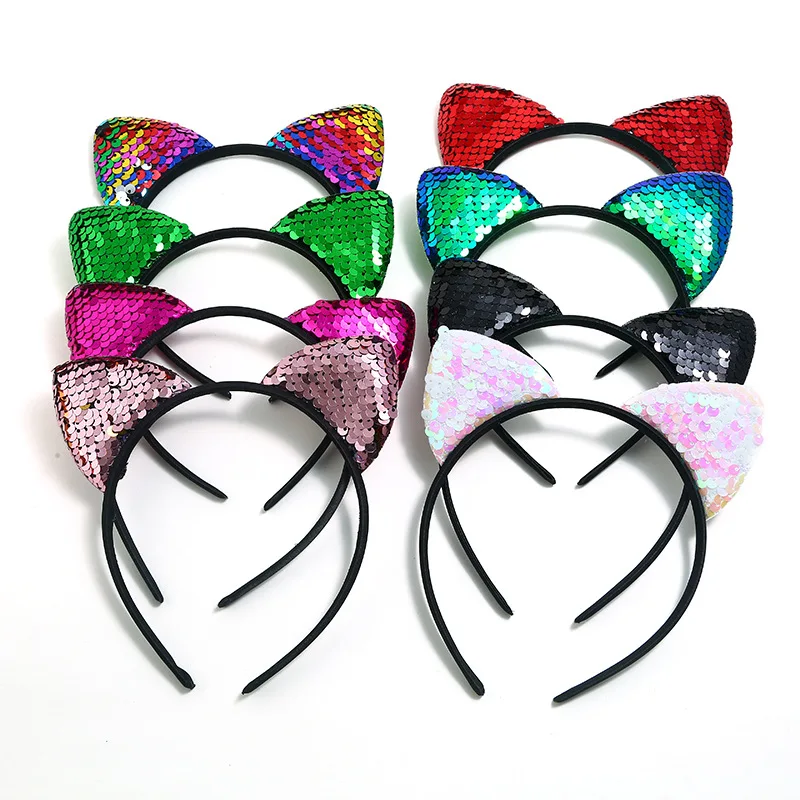 

1PC Cute Cat Ears Headband Girls Hairbands Korean Children Princess Kids Hair Accessories Scrunchie Christmas Gift