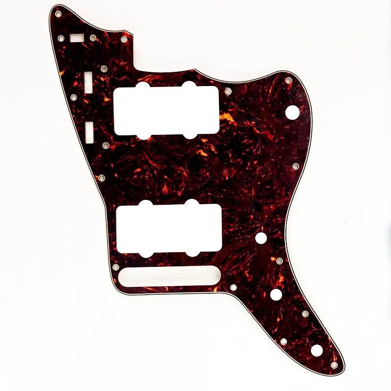 Pleroo Guitar Accessories Pickguards With 13 Screws Suit For Mexico Fender  Jazzmaster Guitar Scratch Plate Various Colors