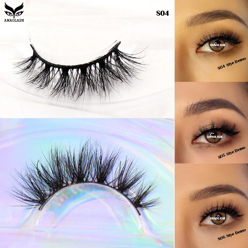 Faux cils Mink Lashes 3D Short Mink Eyelashes Natural False Eyelashes Fake Lashes Makeup Mink Lashes Extension 13-14mm Eyelashes