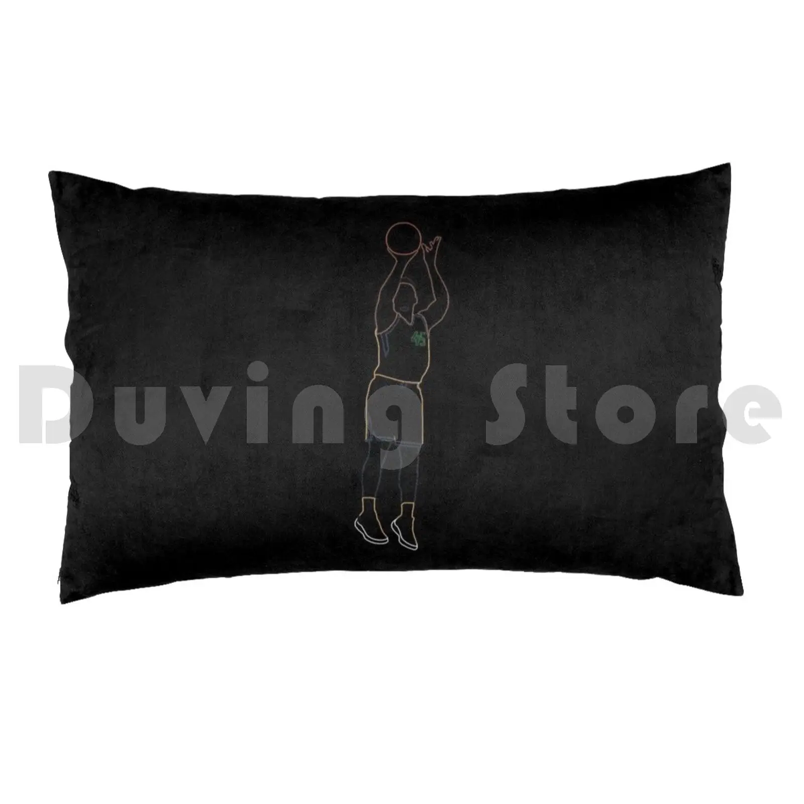 Donovan Mitchell Jumpshot NeonPillow case Donovan Mitchell Sports Basketball Neon Mitchel Jumpshot