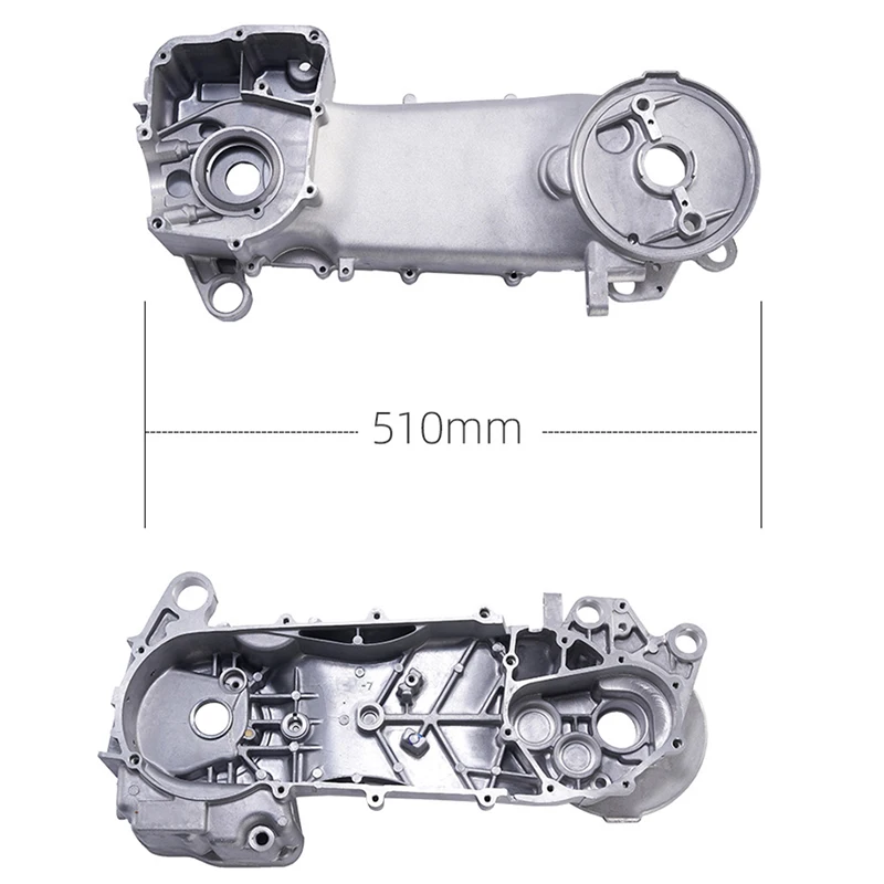 Motorcycle Left Side Crankcase Cover For Gy6 125cc 150cc 152qmi 157qmj 1p52qmi 1p57qmj Scooter Moped 460mm 510mm