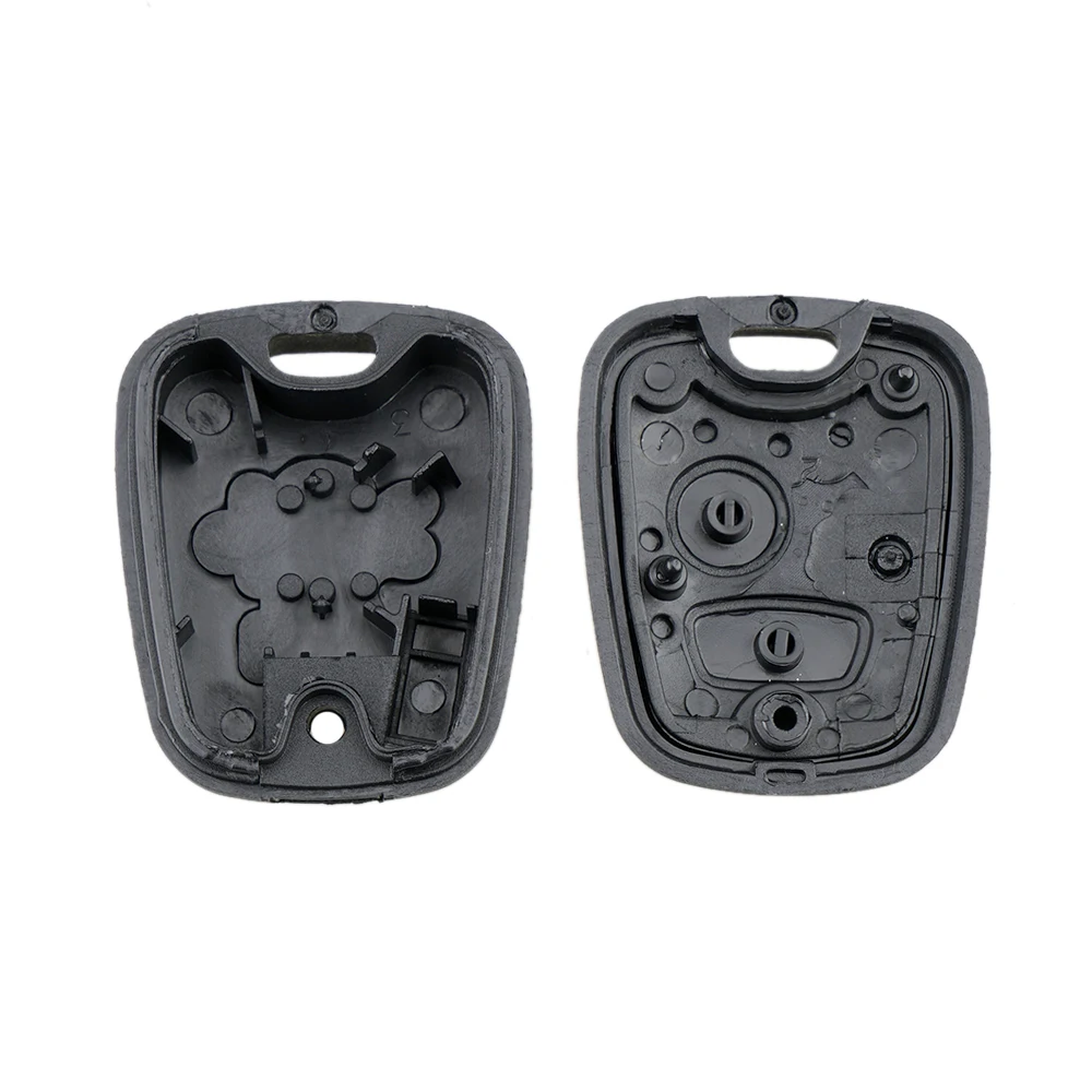 Carcasa de llave de coche remota con 2 botones, cubierta de llave Fob con microinterruptores de hoja de 206, apta para Peugeot 106, 107, 206, 207,