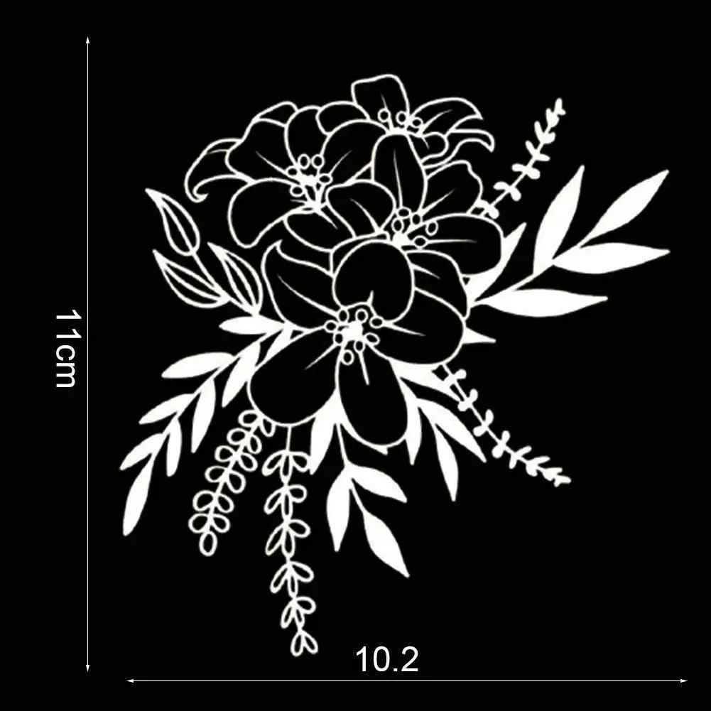 花の形をした金属製のカッティングダイ,スクラップブッキング,手工芸品,パンチングツール,11x10.2cm