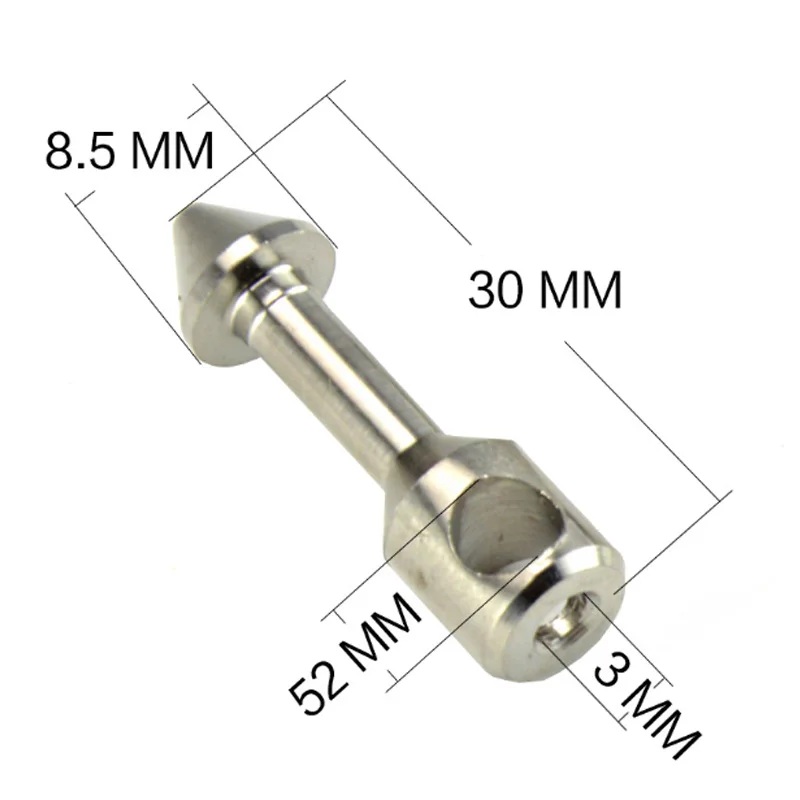 6 peças/lote 316 aço inoxidável wishbone caça submarina bandas wishbone