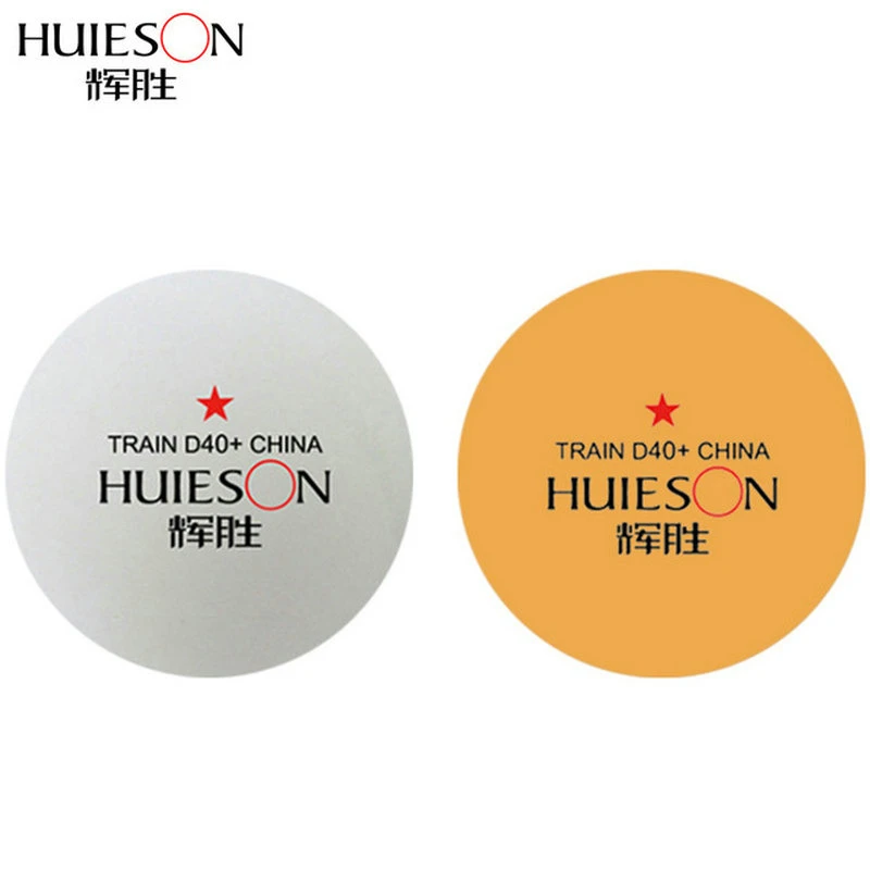 

Huieson 100pcs/bag ABS Plastic Ping Pong Balls 40mm+ One Star New Material Table Tennis Balls for Teenagers Club Training D40+