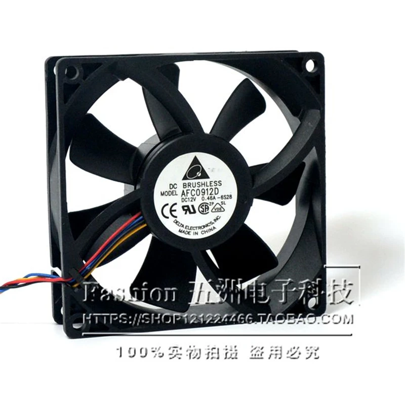 

Original AFC0912D 12V 0.46A 9225 9cm four-wire PWM CPU server chassis cooling fan