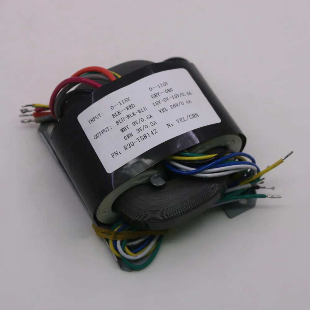 30W R20 ออกซิเจนฟรีทองแดง Transformer หลอดเครื่องขยายเสียง 30VA แหล่งจ่ายไฟ PSU