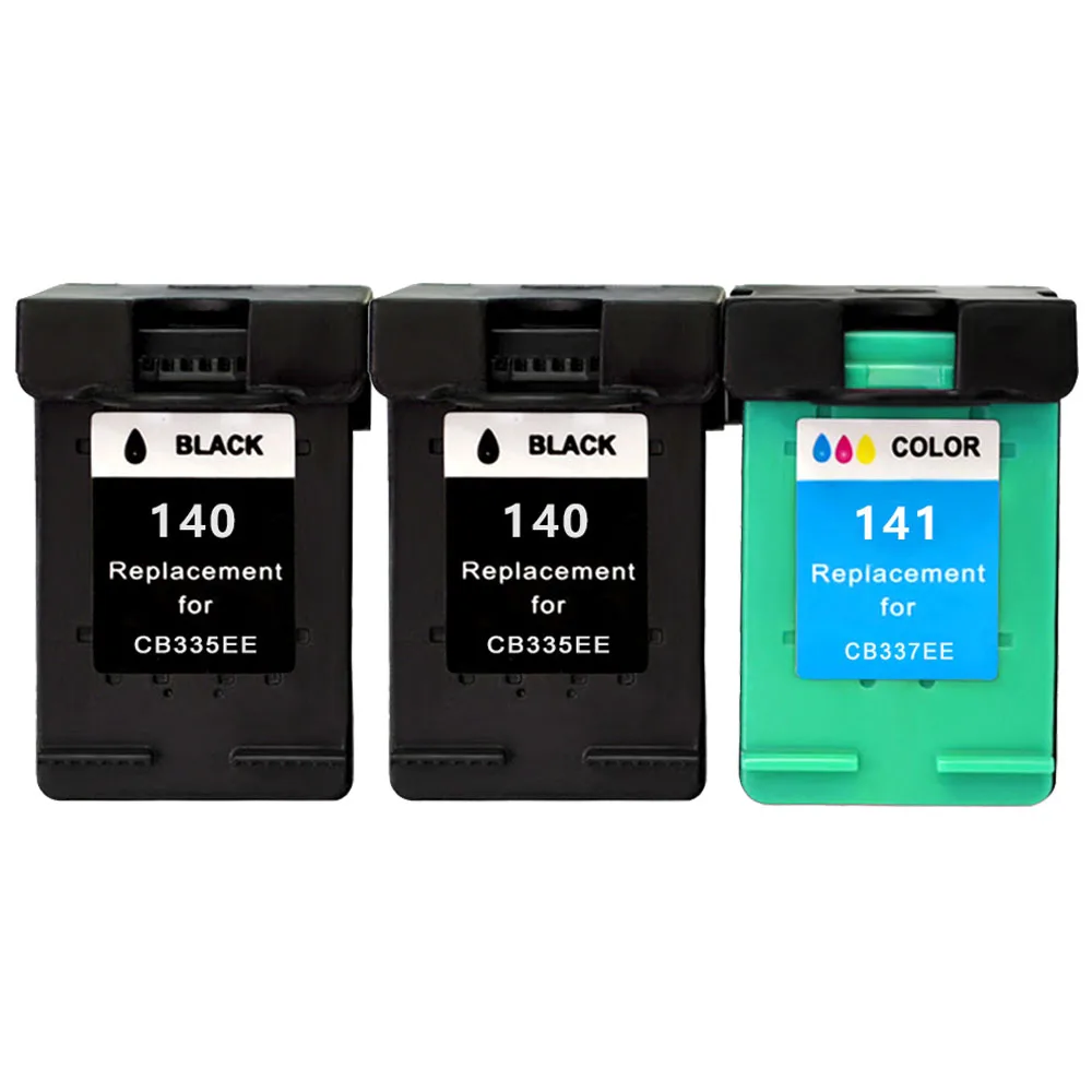 Vilaxh Ink Cartridge for HP140 141 for HP Photosmart C4280 C4250 C4210 C4340 C4410 C5240 Deskjet D4260 D4360 Printer