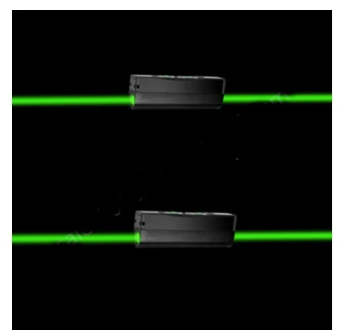 Green color Mini Dual Direction Green Laser Sword For Laser Man Show 532nm 100mW Double-Headed Wide Beam Laser Party Supplies