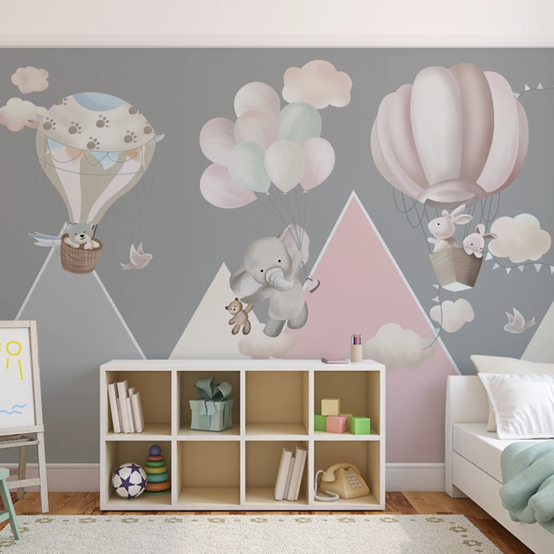 beibehang custom Cartoon mural wallpaper children's room decoration girl bedroom warm wall paper kindergarten 3D wall covering