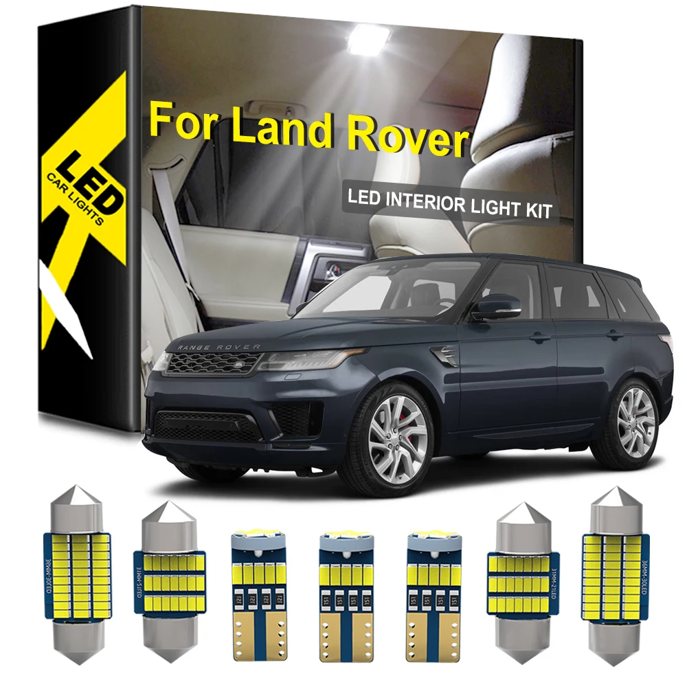 

BMTxms Canbus LED Interior Lights For Land Rover Range Rover Sport L320 Evoque P38 L322 Freelander 1 2 Discovery 2 3 4 LR2 LR3