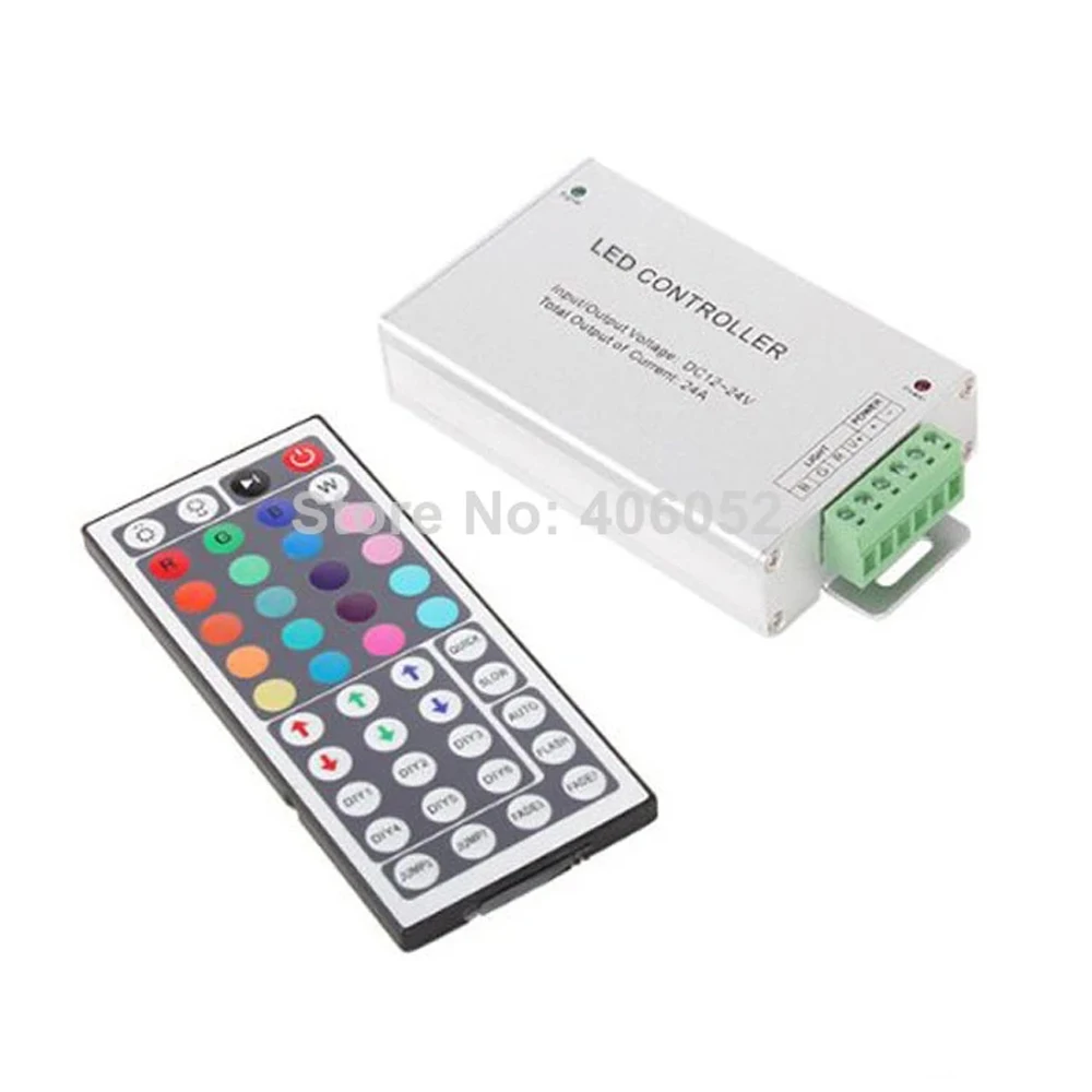 DC 12V 24V RF Wireless RGB LED Controller Remote Control 24A 8A*3CH for 5050 SMD RGB LED Strip