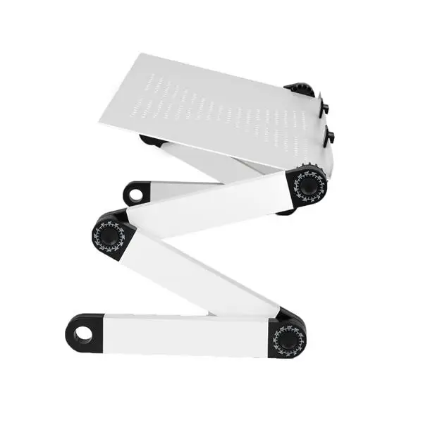 Height Adjustable Portable Foldable Lap Table Stand for Sofa Bed Beside Use Folding Table Laptop Notebook Computer Use in Bed