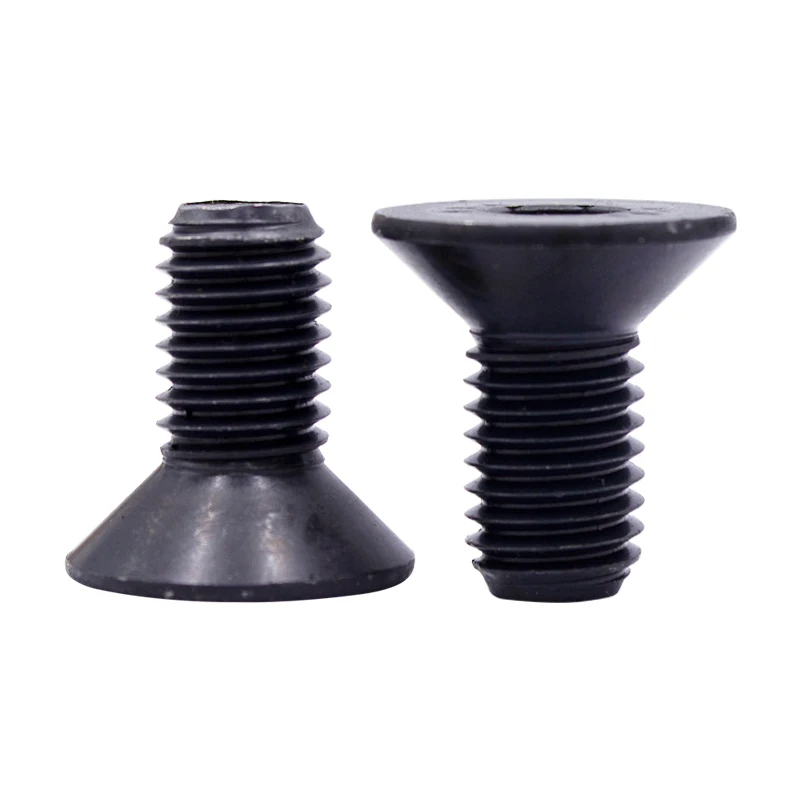 1-50 PCS Hexagon Hex Socket Countersunk Screw M2 M2.5 M3 M4 M5 M6 M8  Blackening Of Carbon Steel Grade10.9 Match With Hex Wrench image 2