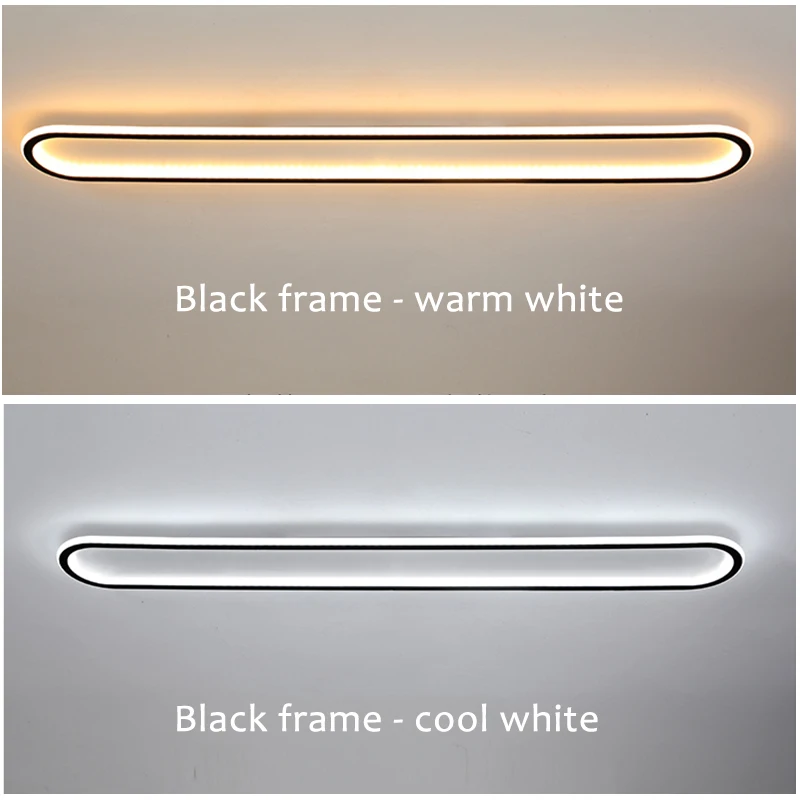 Modern LED Ceiling light 120CM 100CM Large Ceiling lamp For Living room Bedroom Dining room Kitchen Corridor Lights Black&Gold