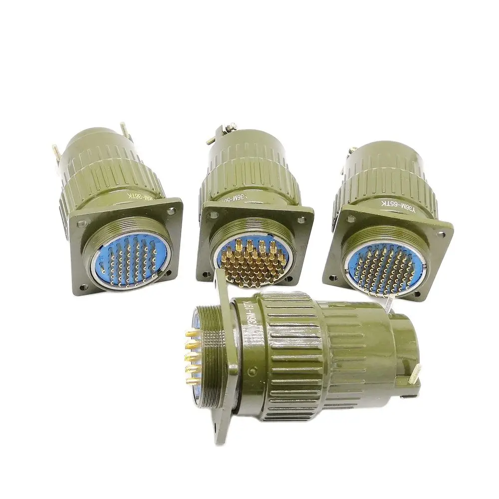 YP36 Aviation Plug Socket Y36M-4/14/16/19/36/50/65 TK Servo Motor Connector Fast Snap Type