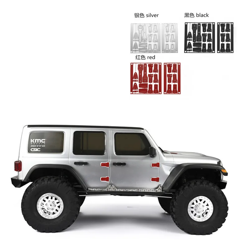 DJ 1/10 Metal Hinge JEEP Wrangler Tailgate Door Cover Hinge AXIAL SCX10 III RC Crawler Cars Parts Update Accessories rc carros