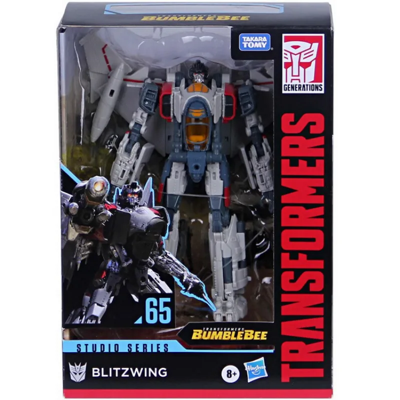 Hasbro Transformers Toys Studio Series SS65 Voyager Class Transformers: Bumblebee Movie Blitzwing Action Figure toy for children