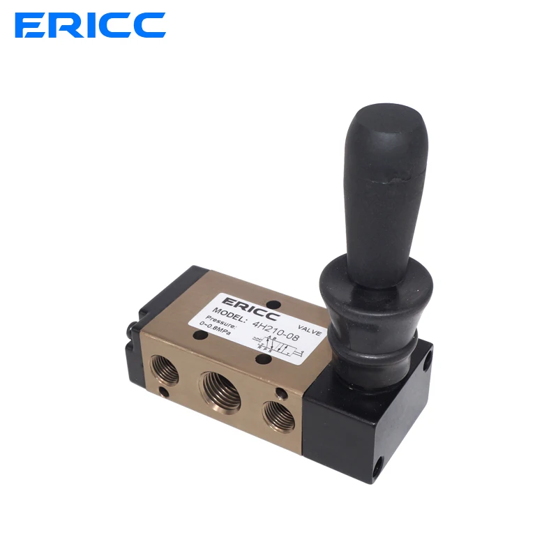 Pneumatic switch cylinder manual reversing 4h210-08 manual air control valve manual pull valve two position five-way hand valve