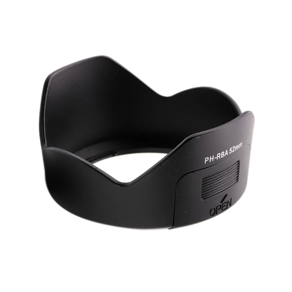 สำหรับ Pentax DA L 18-55มม.F/3.5-5.6 AL & DA 18-55มม.F/3.5-5.6 AL II,พลาสติก Bayonet Lens Hood,สำหรับ PH-RBA 52มม.