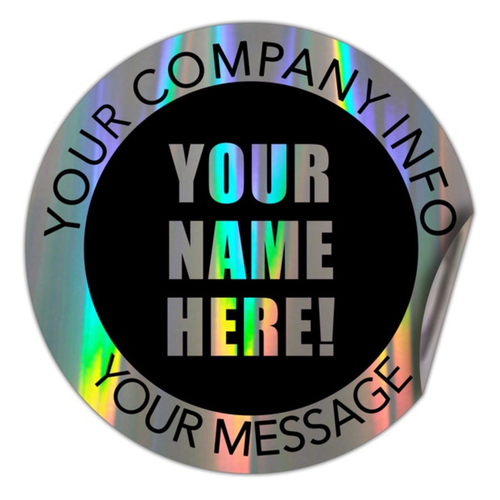 Custom Holographic shiny stickers, Rainbow Holographic vinyl stickers, personalized holo stickers, holographic custom sticker - View 1 Custom Holographic shiny stickers, Rainbow Holographic vinyl stickers, personalized holo stickers, holographic custom sticker - View 1
