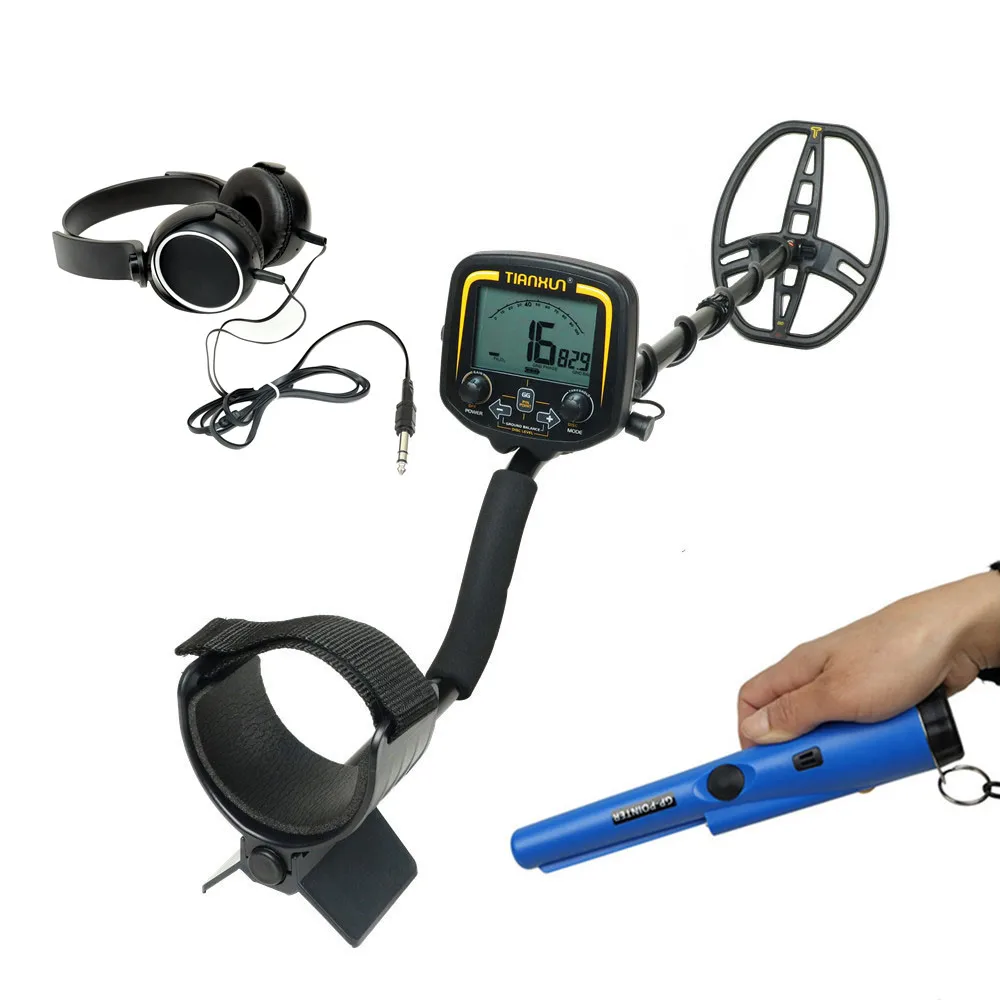 Professional TX-850 Gold Metal Detector High Performance Underground Treasure Hunter TX850 LCD Screen Display Super Stable Modes