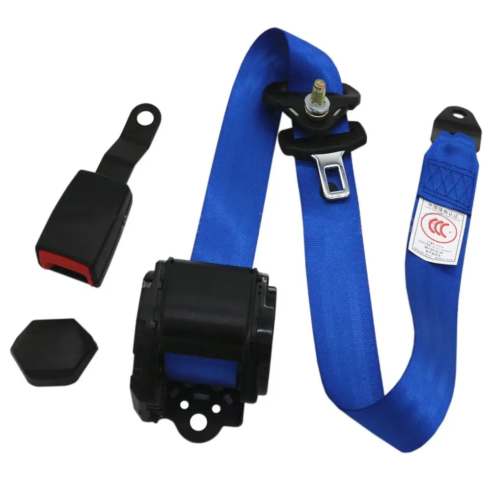 CE approved Retractable auto safety belt Passed Emark certification emergency locking 3point car seat belt driver safety belt