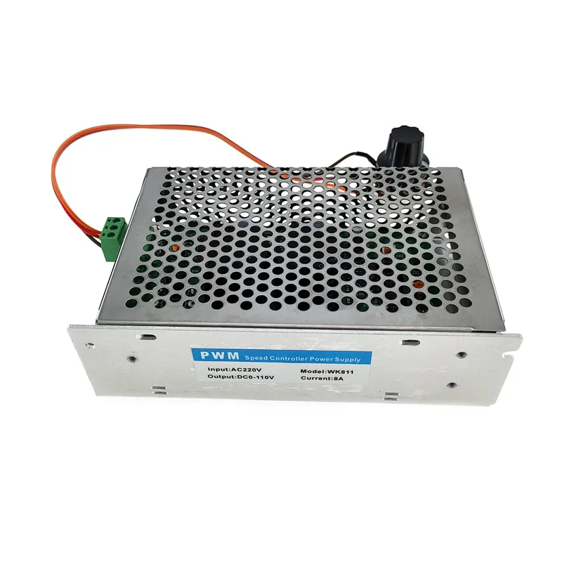 1PCS 110V-220VAC WK811 8A Speed Regulator PWM for DC Motor Control Supply Suitable for spindle motor input speed controller