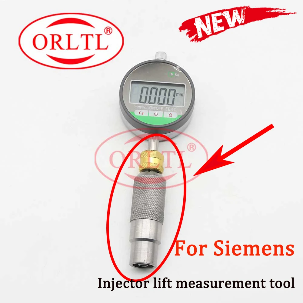 

ORLTL Common Rail Fuel injector nozzle electromagnetic valve armature lift travel measuring seat tool For Siemens Piezo Injector