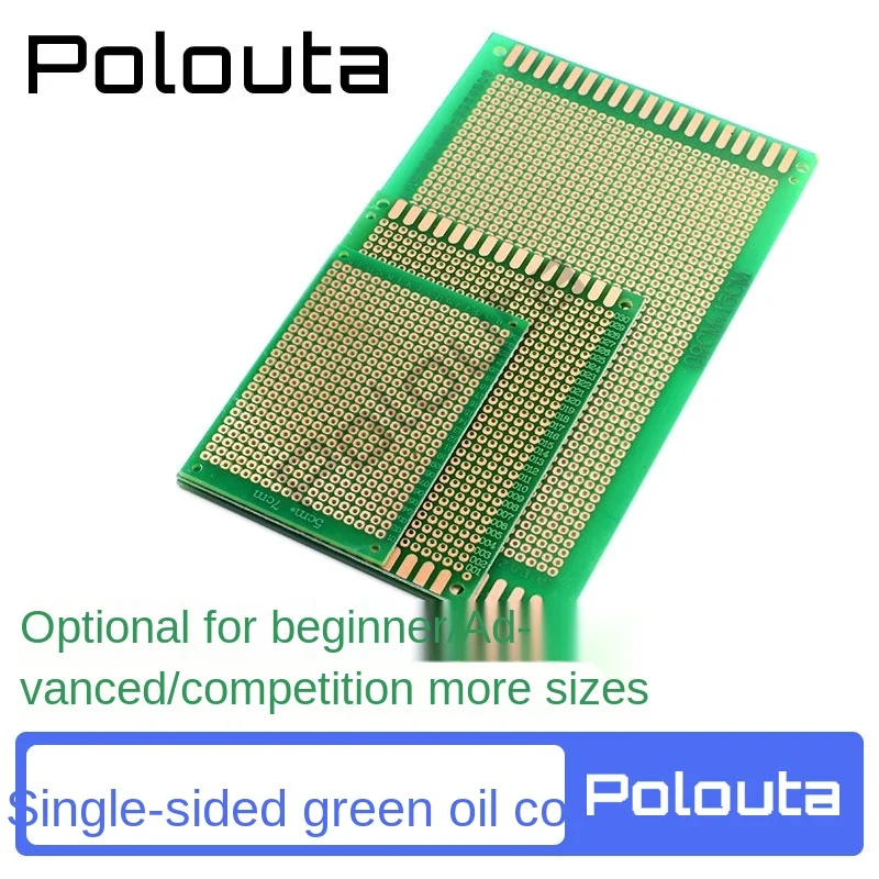 5*7*9*15 10*15 6*8*12 PCB Single-Sided Copper-Plated Green Oil Board Supper Capacitor Protection Board  Sockets Gold