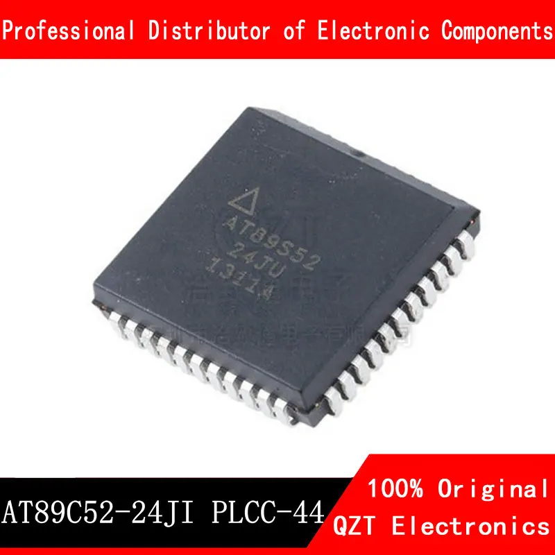 Lote de 10 unids/lote de AT89C52-24JU, AT89C52-24JI, AT89C52-24JC, AT89C52, 89C52, AT89C52-24, nuevo, original, disponible