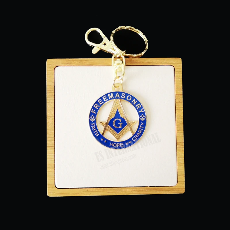 Masonic Key Chain Blue \