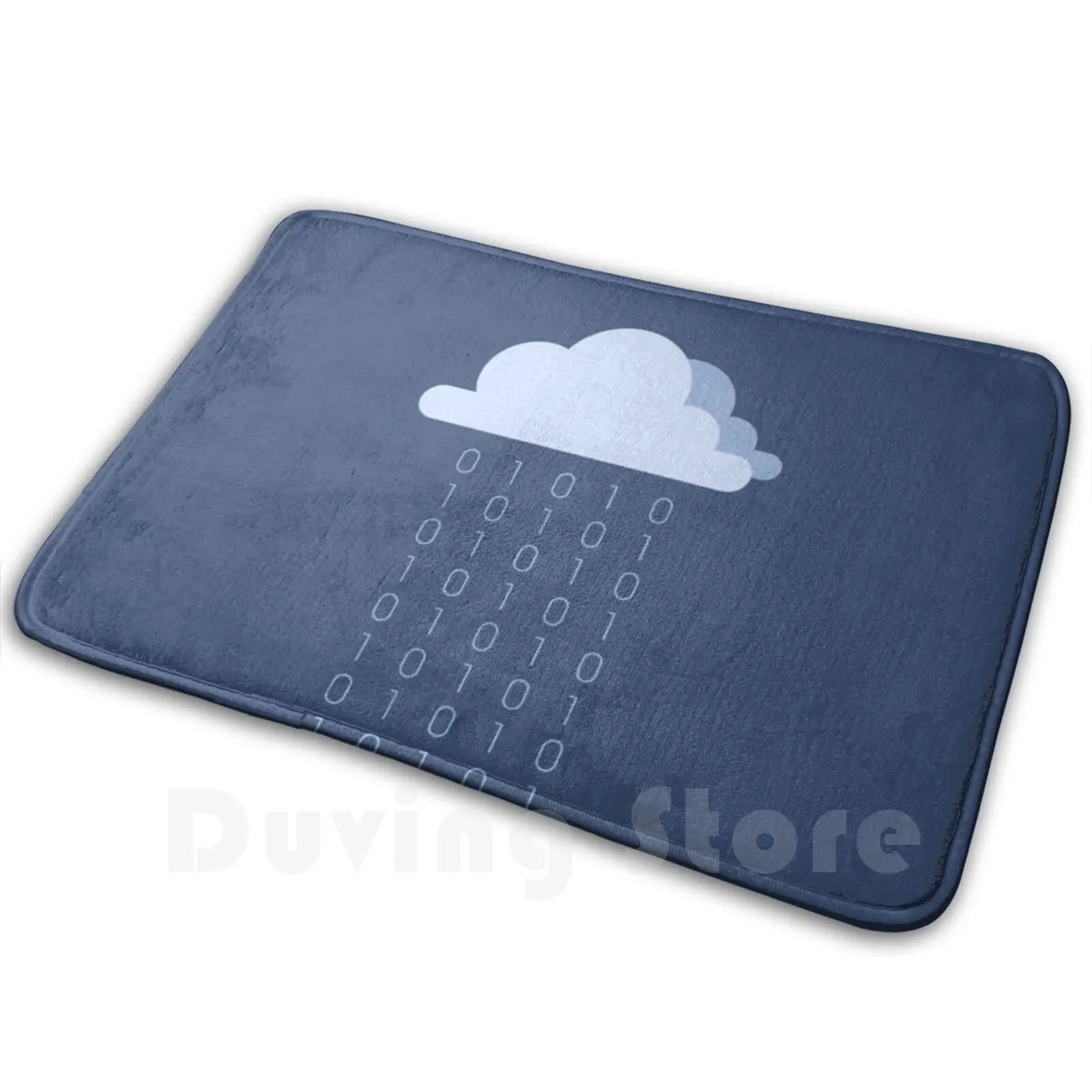 Cloud Coding Carpet Mat Rug Cushion Soft Assembling Cloud Code Coding Developer Programmer Computer Language