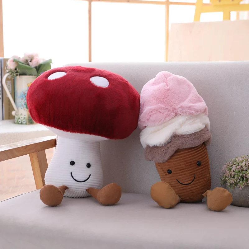 Jouets en peluche mignons de fruits d'avocat pour enfants, poupées en peluche, oreiller de coussin, chambre plus lente, crème glacée, enfants, cadeau de Noël, bébés filles