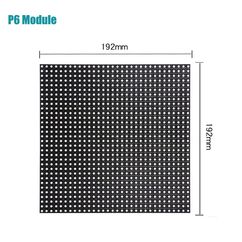 Lightall P6 modulo Led Full Color SMD3528 Indoor 3in1 Matrix Led Sign Video Player schermo Led P4 P5 P6 Video Wall