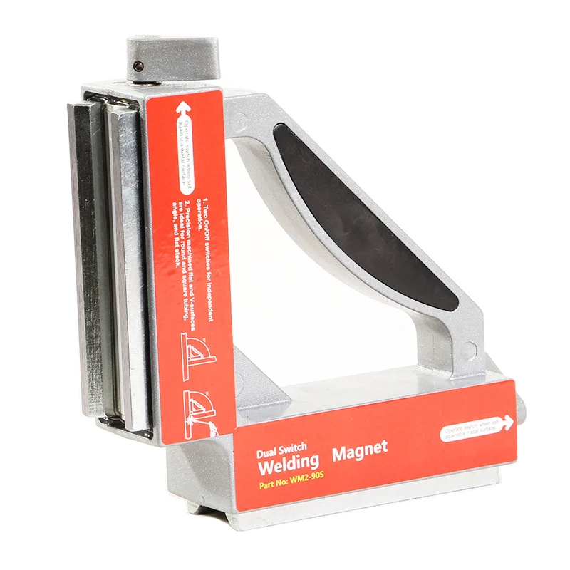 Allsome-ímãs de Neodímio com Duplo Interruptor Braçadeira Magnética Suporte 50kgf Ht1944