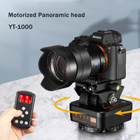 ZIFON YT-1000 Motorized Rotating Panoramic head Automatic Tripod Head Stabilizer remote control for Phones Cameras Video Live