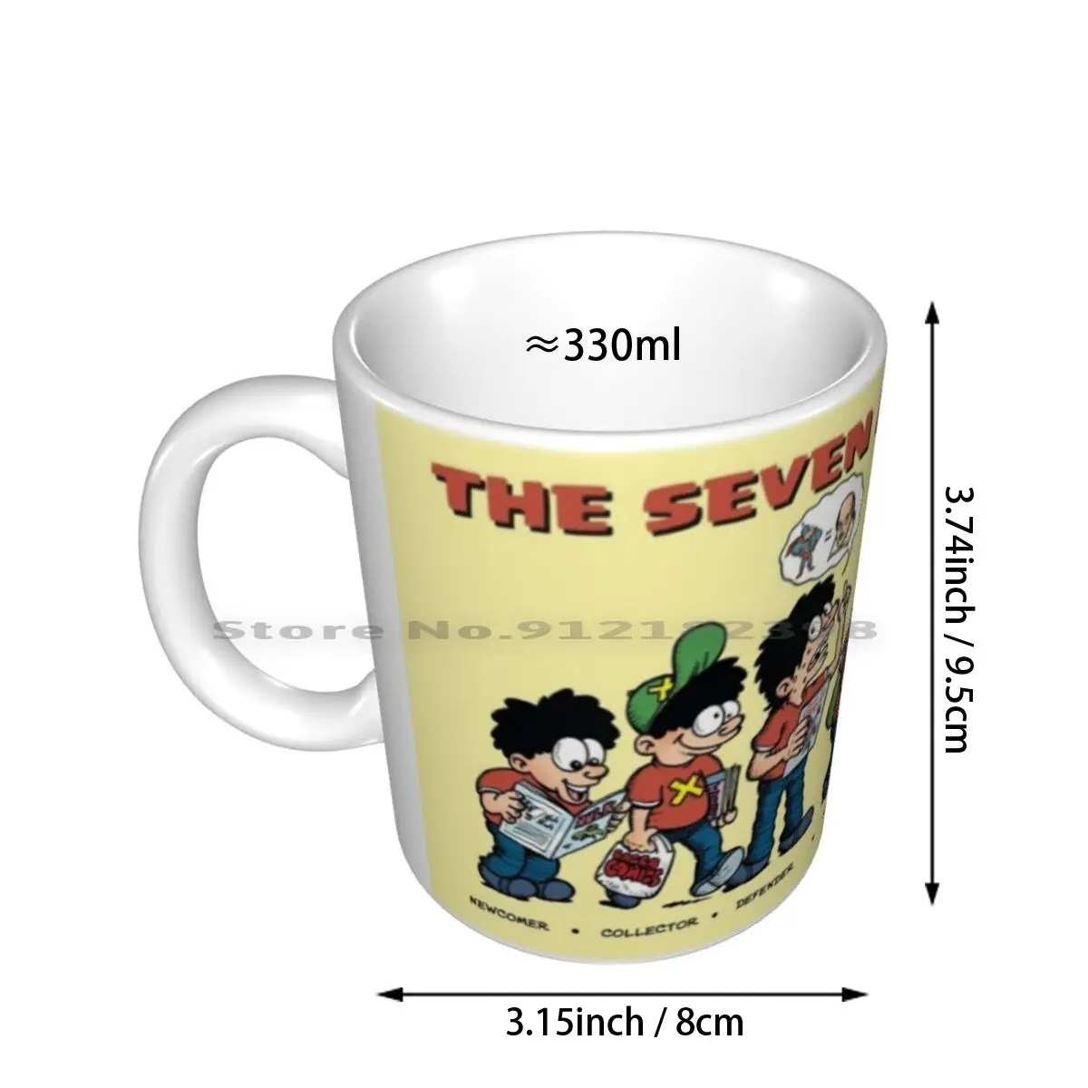 The Seven Ages Of Fan Ceramic Mugs Coffee Cups Milk Tea Mug Comics Movies Fantasy Sci Fi Tv Superhero Cartoon Who Star