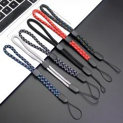 Hot Mobile Phone Straps USB Key Short Lanyard Adjustable Walkie Talkie Hand Strap Wrist Rope Audio Anti-lost Lanyard