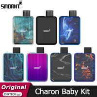 Smoant Charon Baby Pod Kit 750mAh Battery Vape with 2ml Cartridge Fit 0.6ohm mesh/1.2ohm ni80 Coil E Cigarette Vaporizer