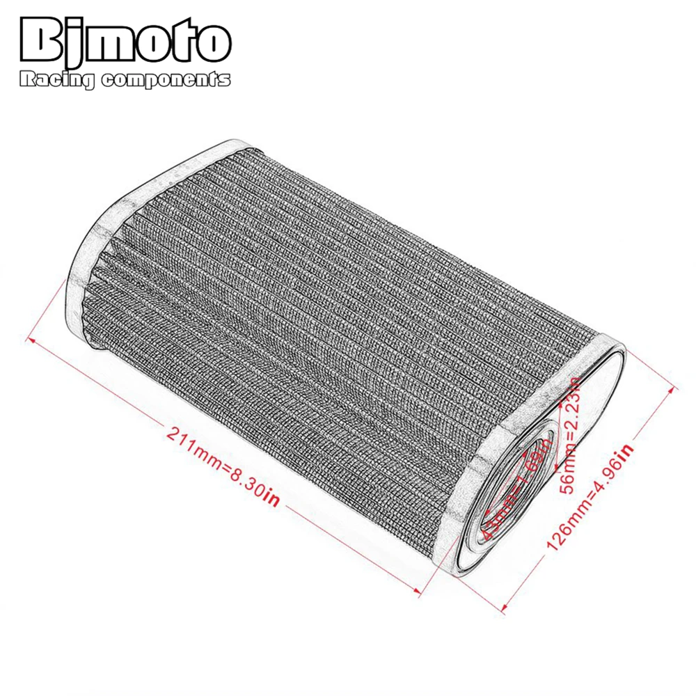 Motorcycle CB CBF CBR 1000 R RR Washable Flow Air Filter Element Cleaner Replacement For Honda CBR1000RR CBF1000 CB1000R 08-18