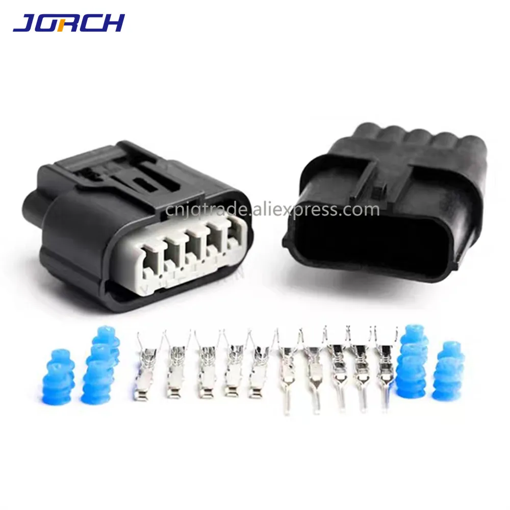 5 Sets 5 Pin 6189-1081 Female Male 1.2mm Auto Waterproof Connector Plug Auto Oxygen Sensor Plug For Sumitomo Truck